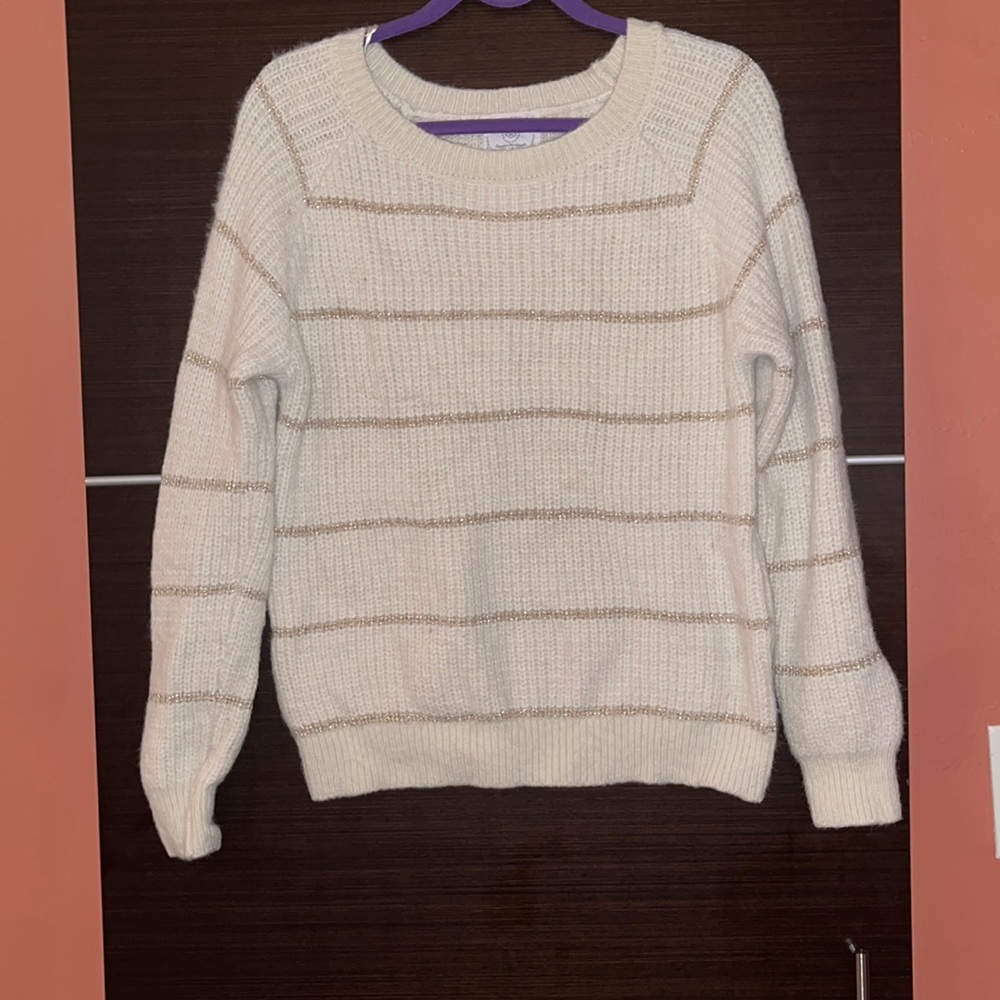 Cream knit sweater